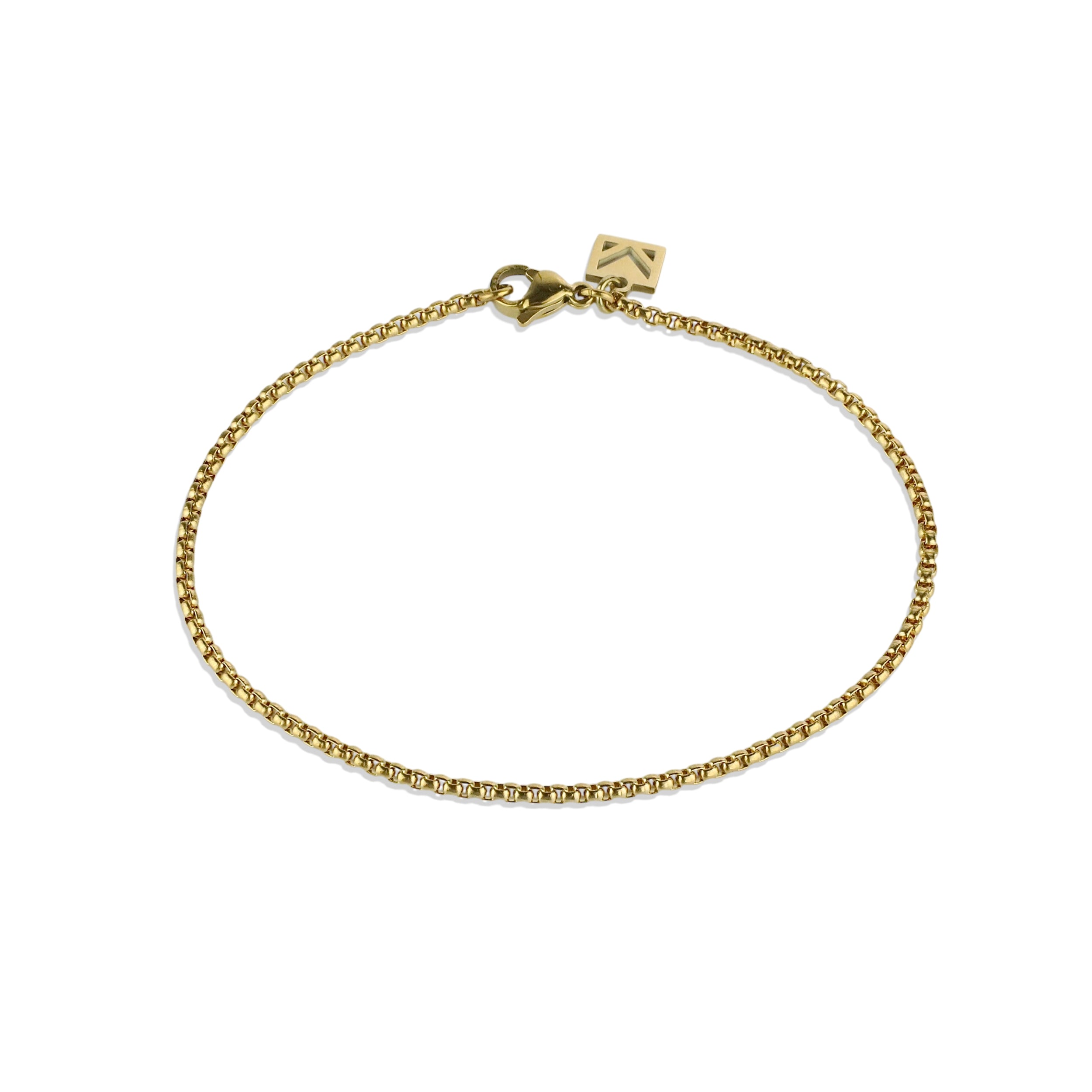Box Chain Bracelet - Gold 2mm