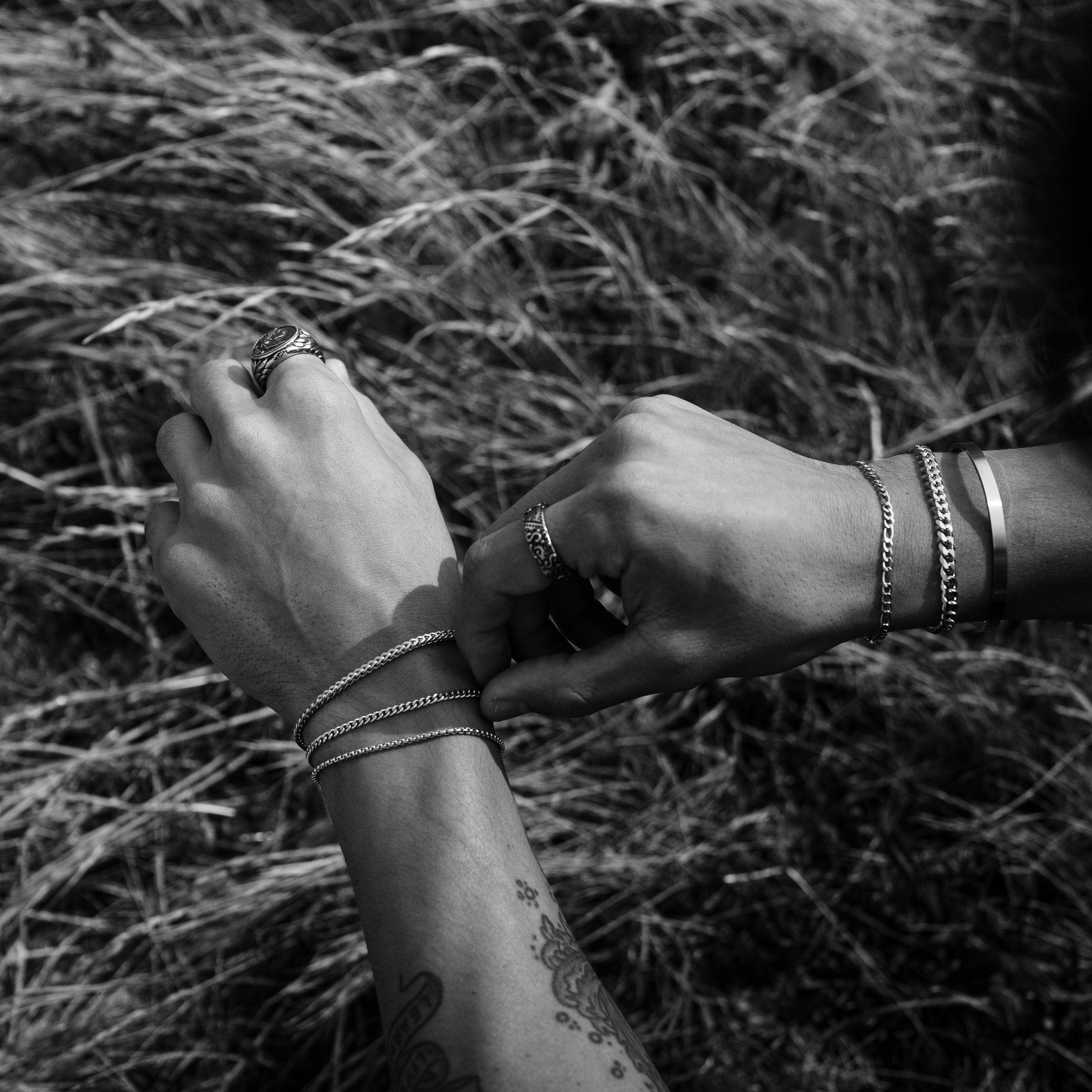 Box Chain Bracelet - Black 2mm