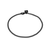 Cuban Chain Bracelet - Black 3mm