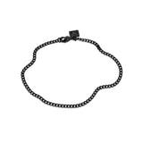Cuban Chain Bracelet - Black 3mm