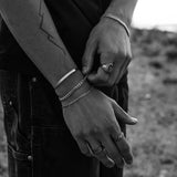 Figaro Chain Bracelet - Silver 3mm