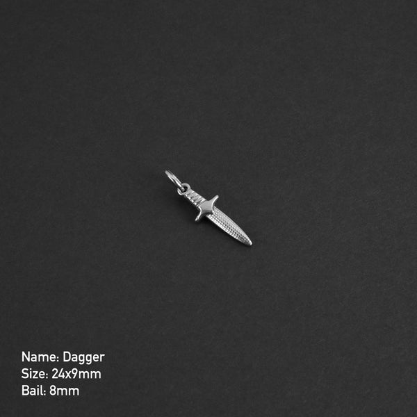 Dagger Keeper Amulet - Silver