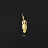 Feather Amulet - Gold