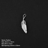 Feather Amulet - Silver