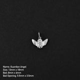 Guardian Angel Amulet - Silver