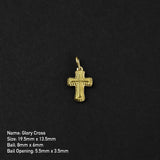 Glory Cross Amulet - Gold