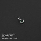 House Stone - Green x Silver