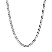 Cuban Chain Necklace - Silver 3mm