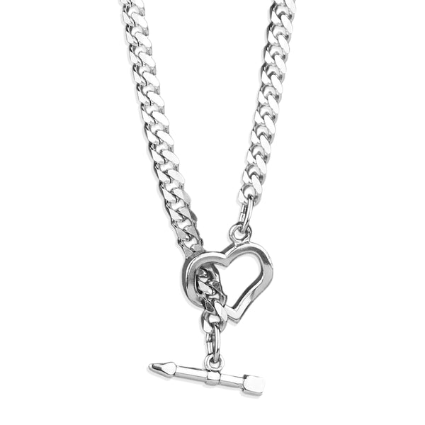Lover Boy Necklace - Silver