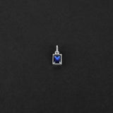 Mini Envy Amulet - Silver x Blue