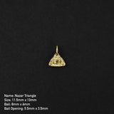 Nazar Triangle Amulet - Gold