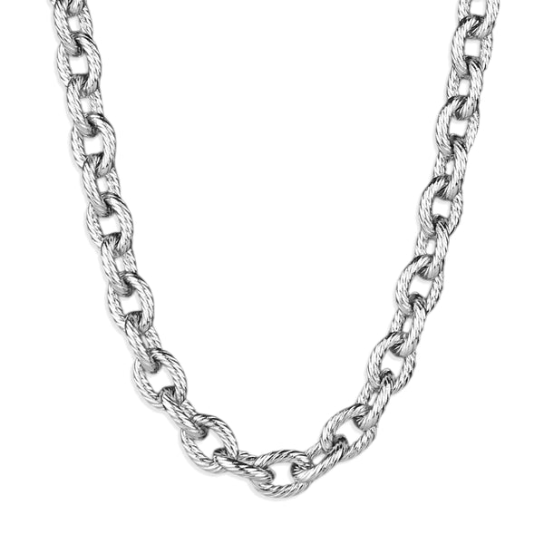 Static Cable Necklace - Silver 5mm