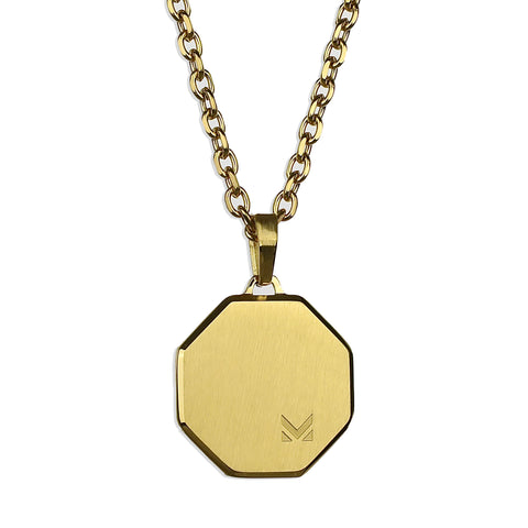 Glyph Octad Necklace - Gold