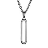 Nomad Bar Necklace - Silver