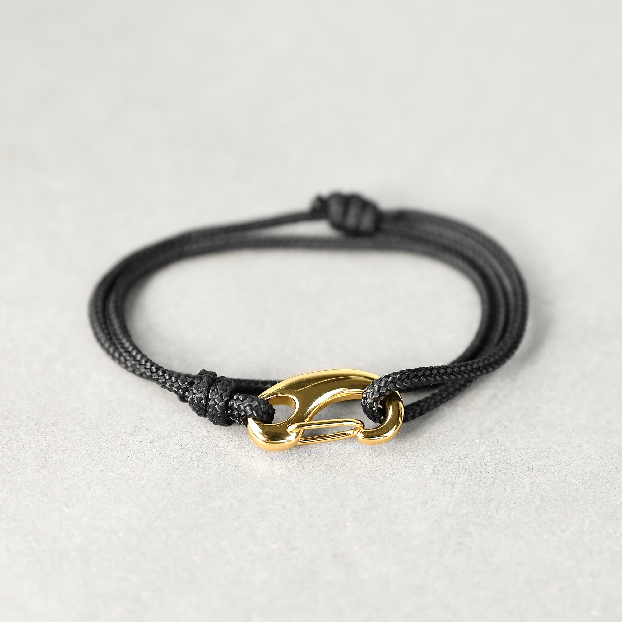 Rope Bracelet - Gold Clasp