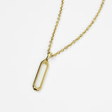 Nomad Bar Necklace - Gold