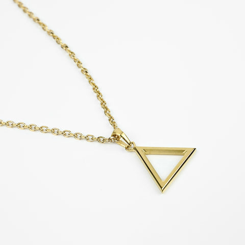 Nomad Triangle Necklace - Gold