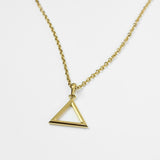 Nomad Triangle Necklace - Gold