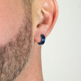 Round Earring - Cobalt Blue 4mm