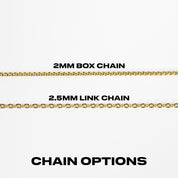 Bar Pendant Necklace - Gold 5mm
