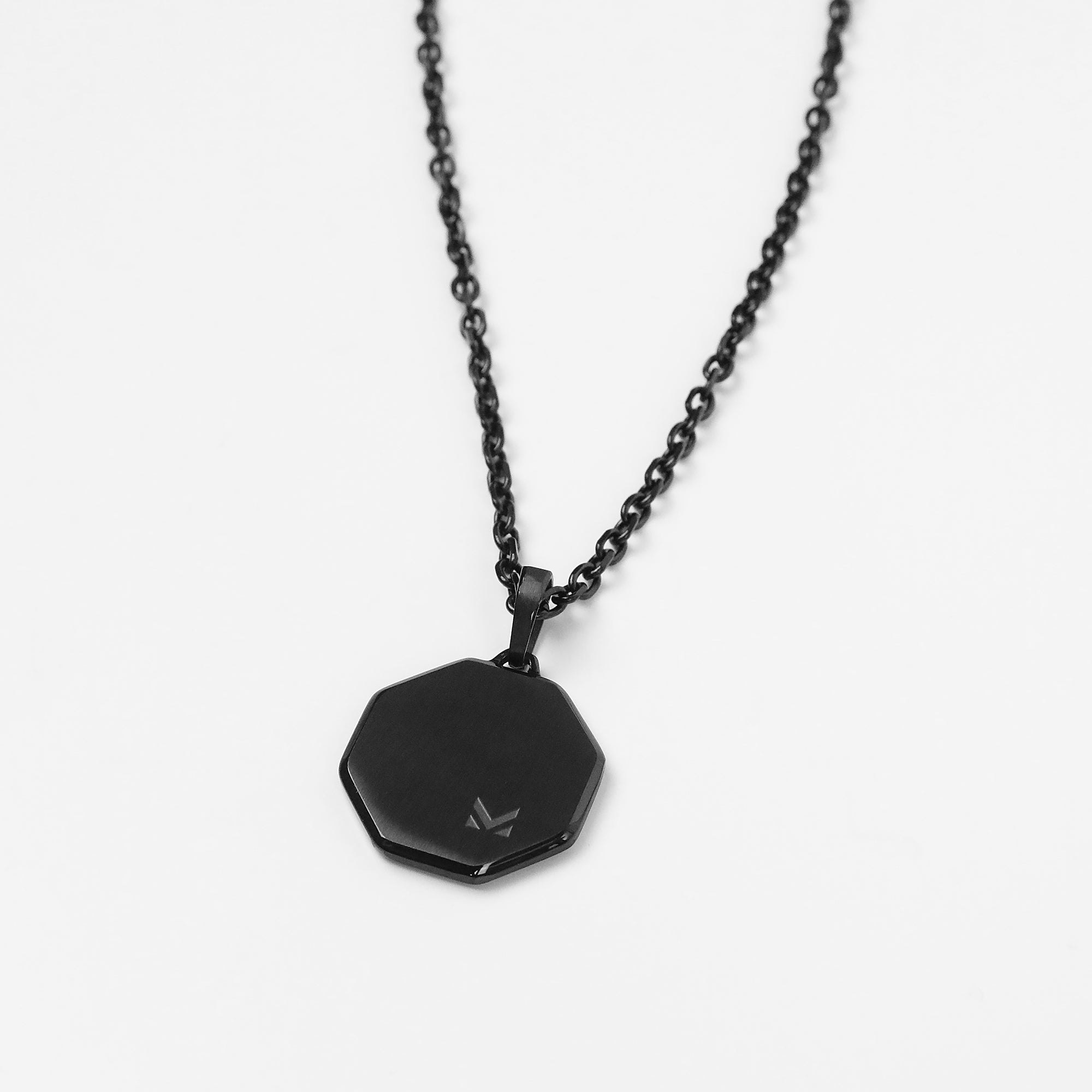 Glyph Octad Necklace - Black