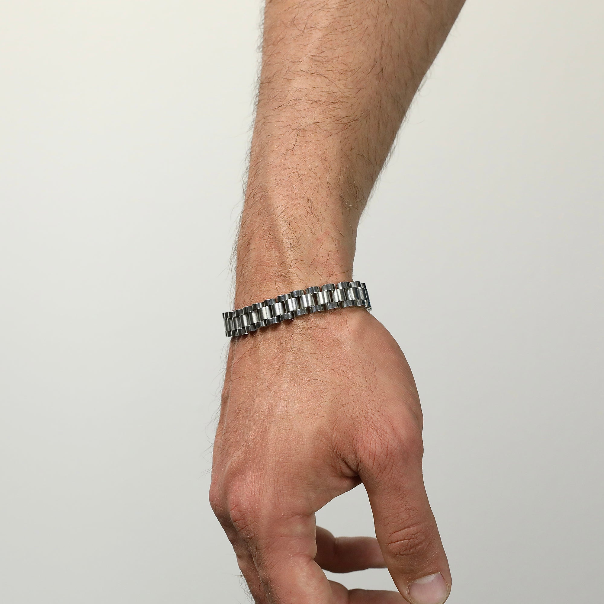 Link Band Bracelet - Silver