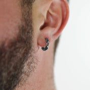 Link Hoop Earring - Silver