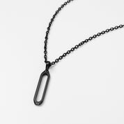 Nomad Bar Necklace - Black