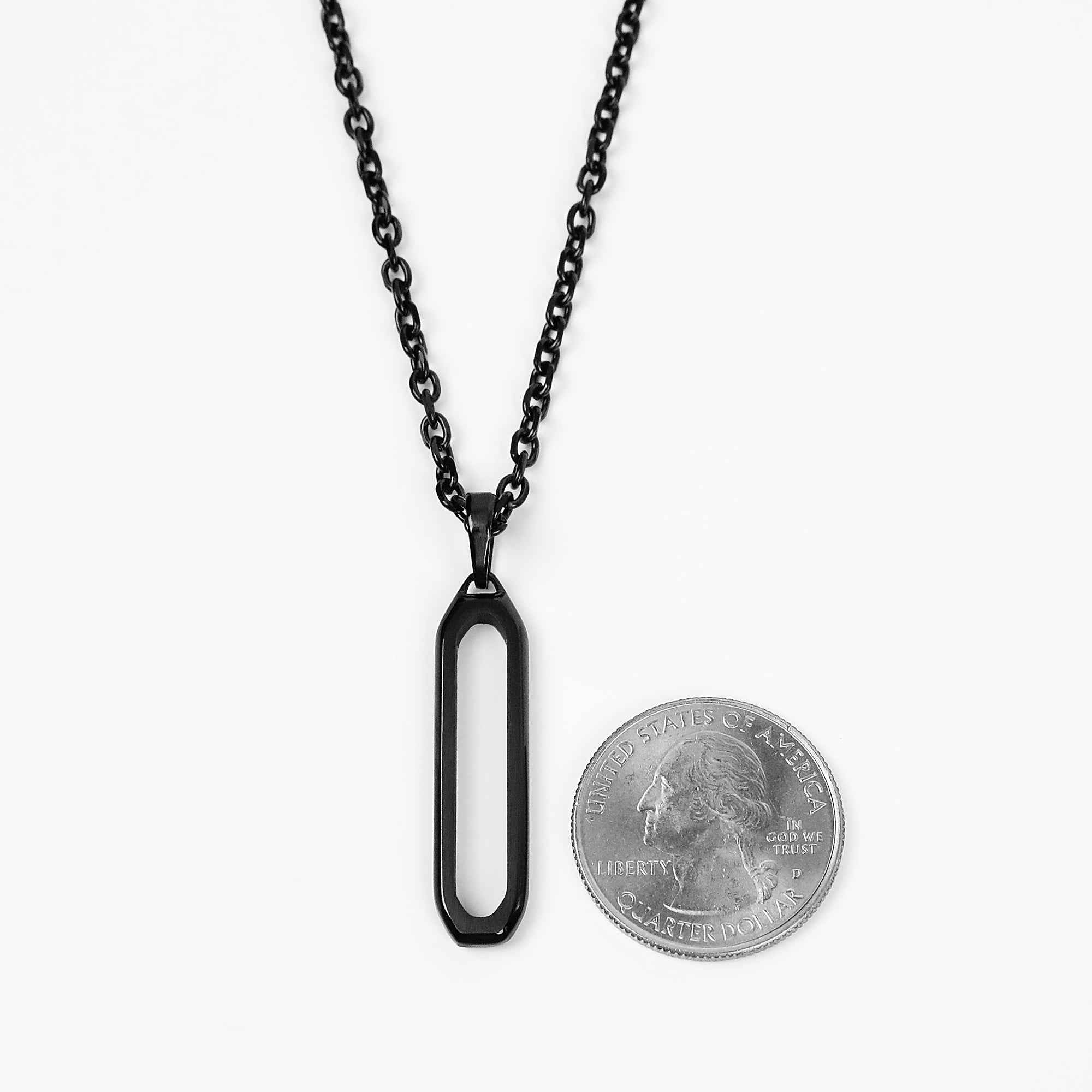 Nomad Bar Necklace - Black