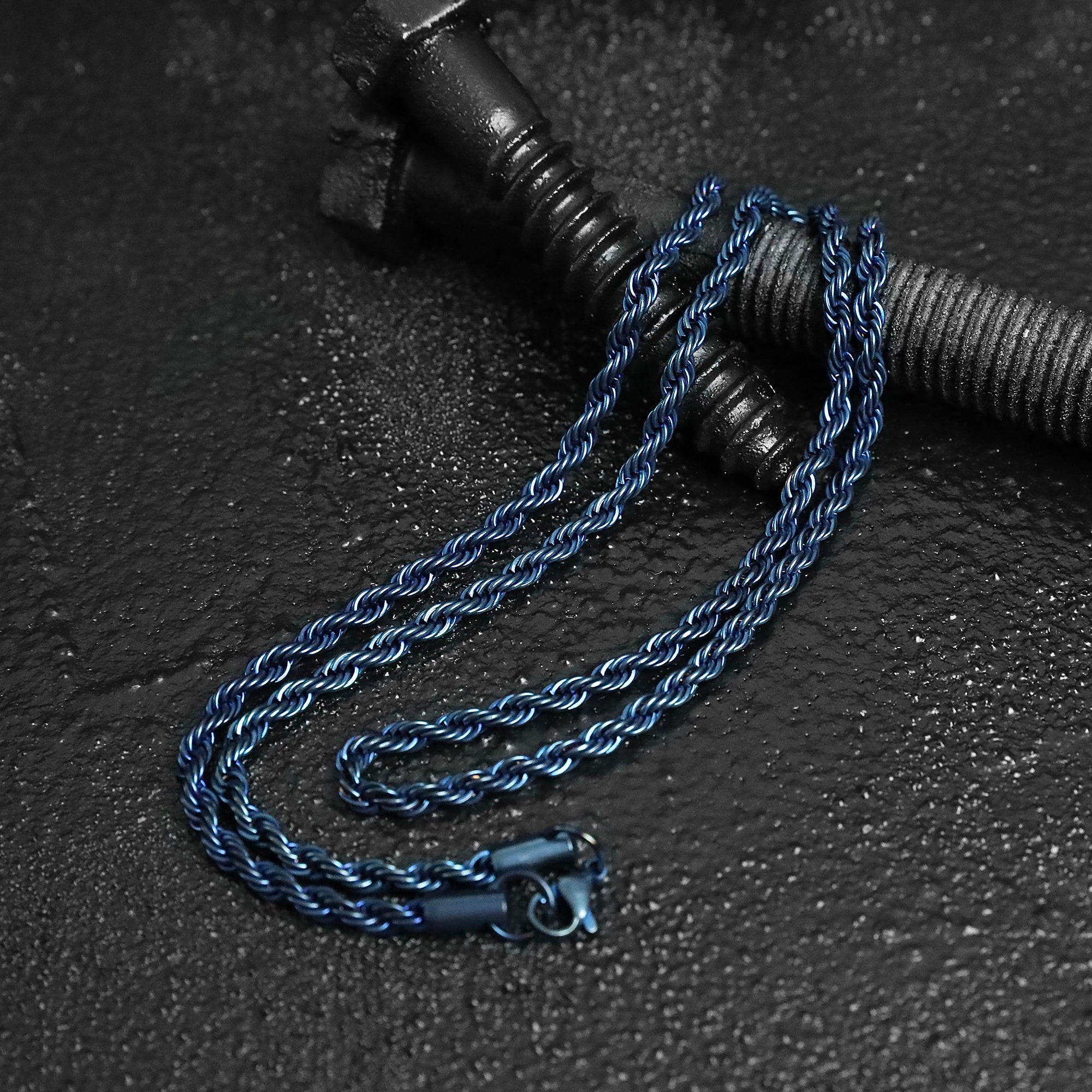 Blue deals rope necklace