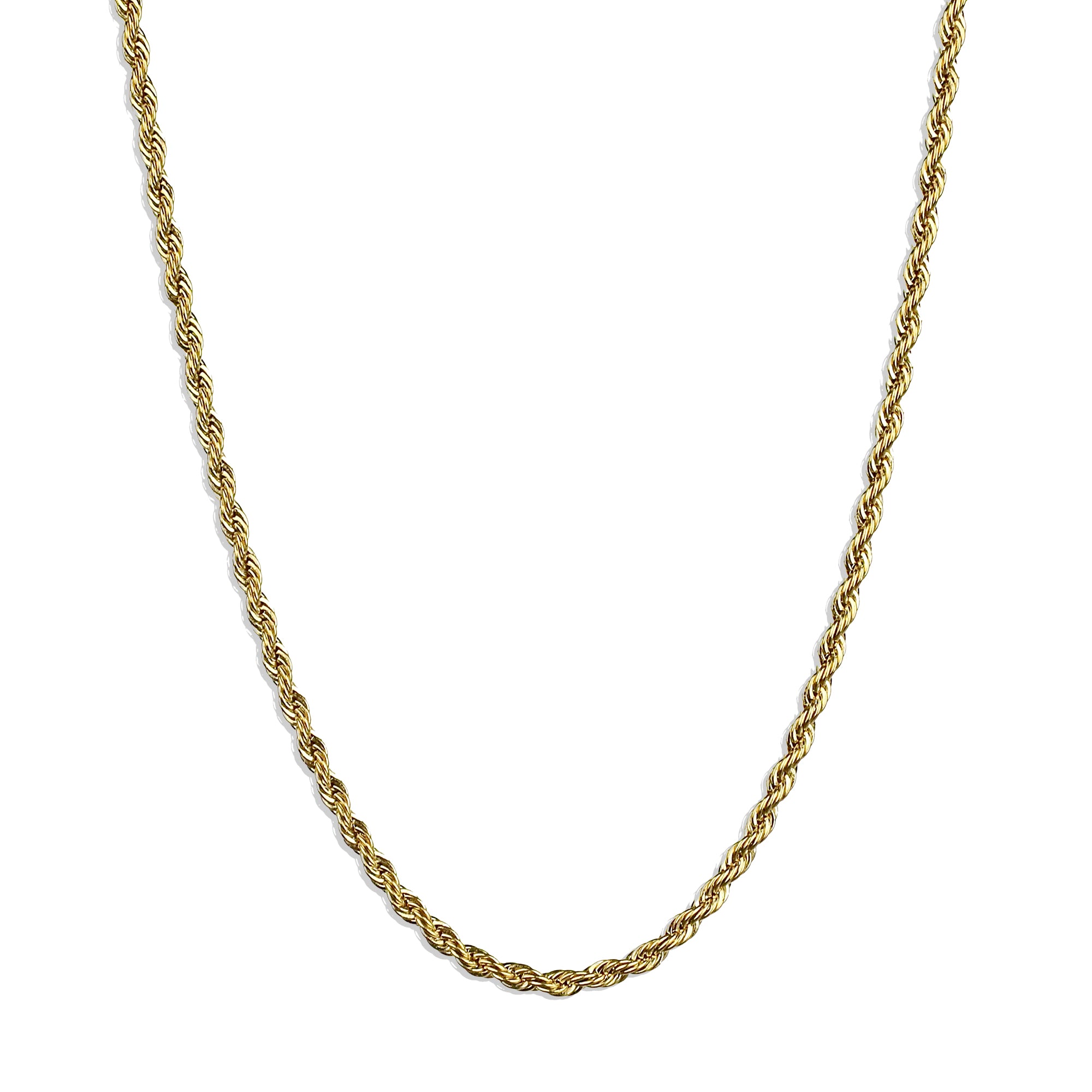 Rope Chain Necklace - Gold 2.5mm