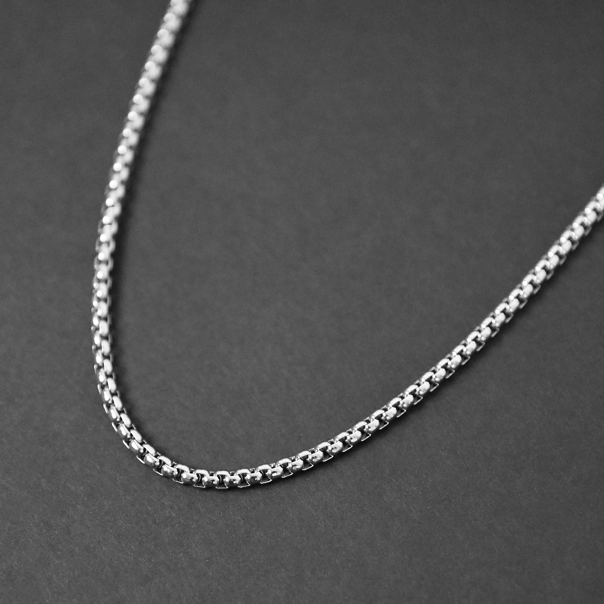 Box Chain Necklace - Silver 4mm