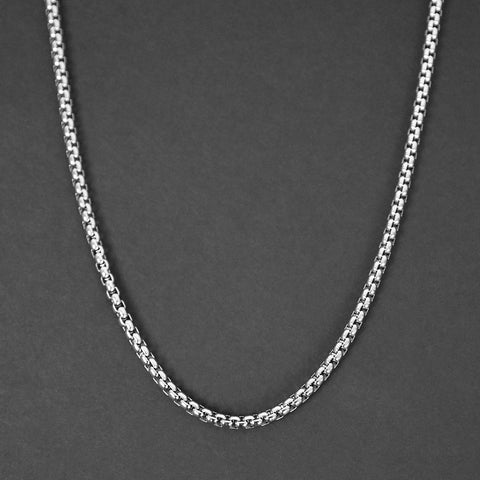 Box Chain Necklace - Silver 4mm