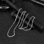 Modern Cable Chain Necklace - Silver 3mm