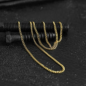Curb Chain Necklace - Gold 3mm