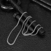 Curb Chain Necklace - Silver 3mm
