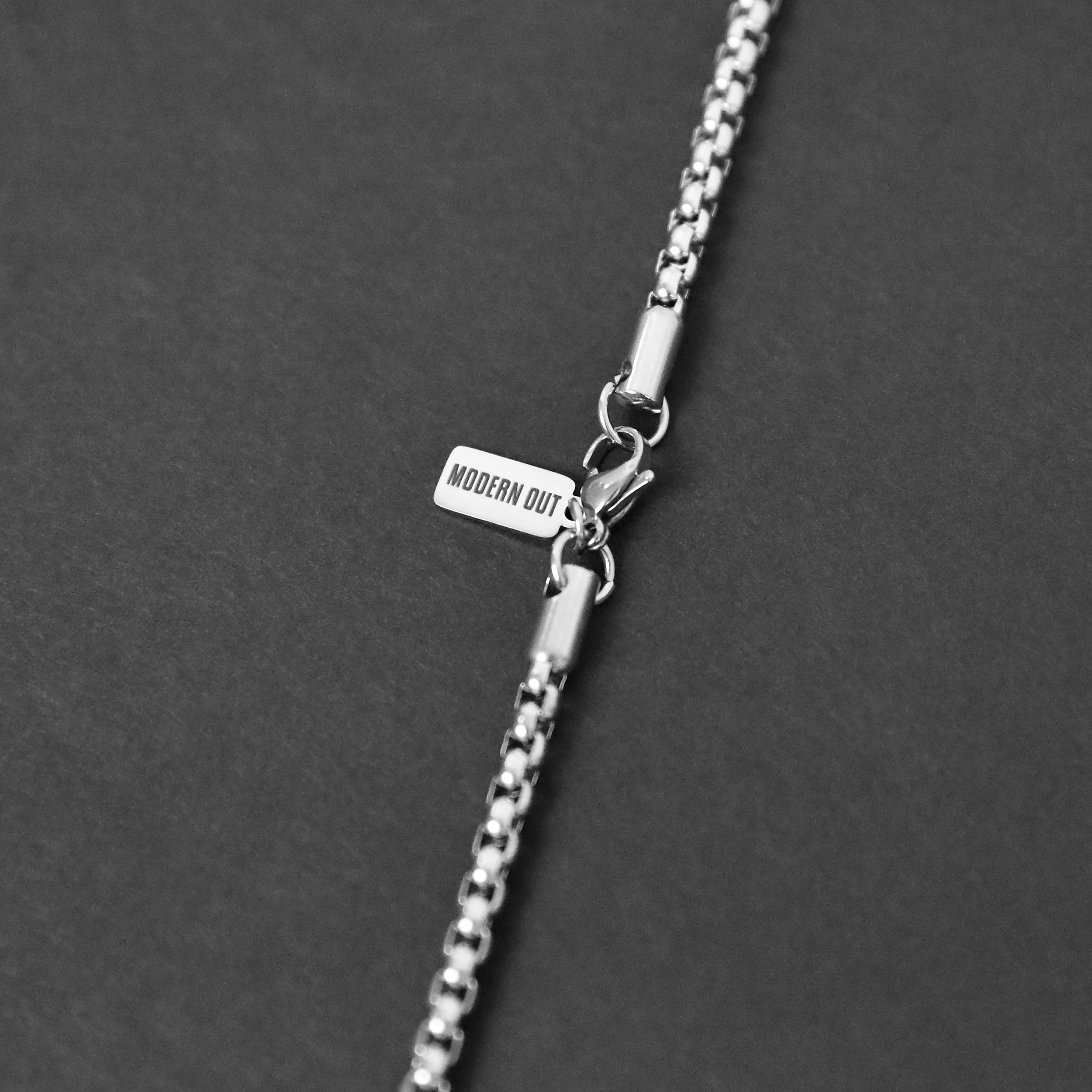 Box Chain Necklace - Silver 4mm