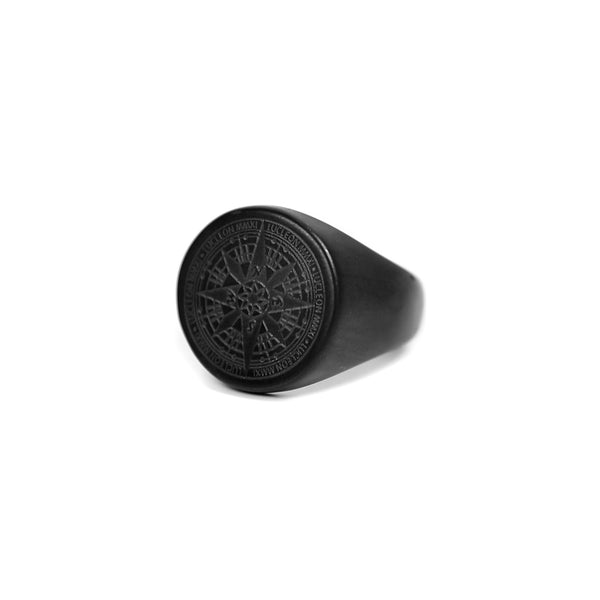 Compass Ring - Black