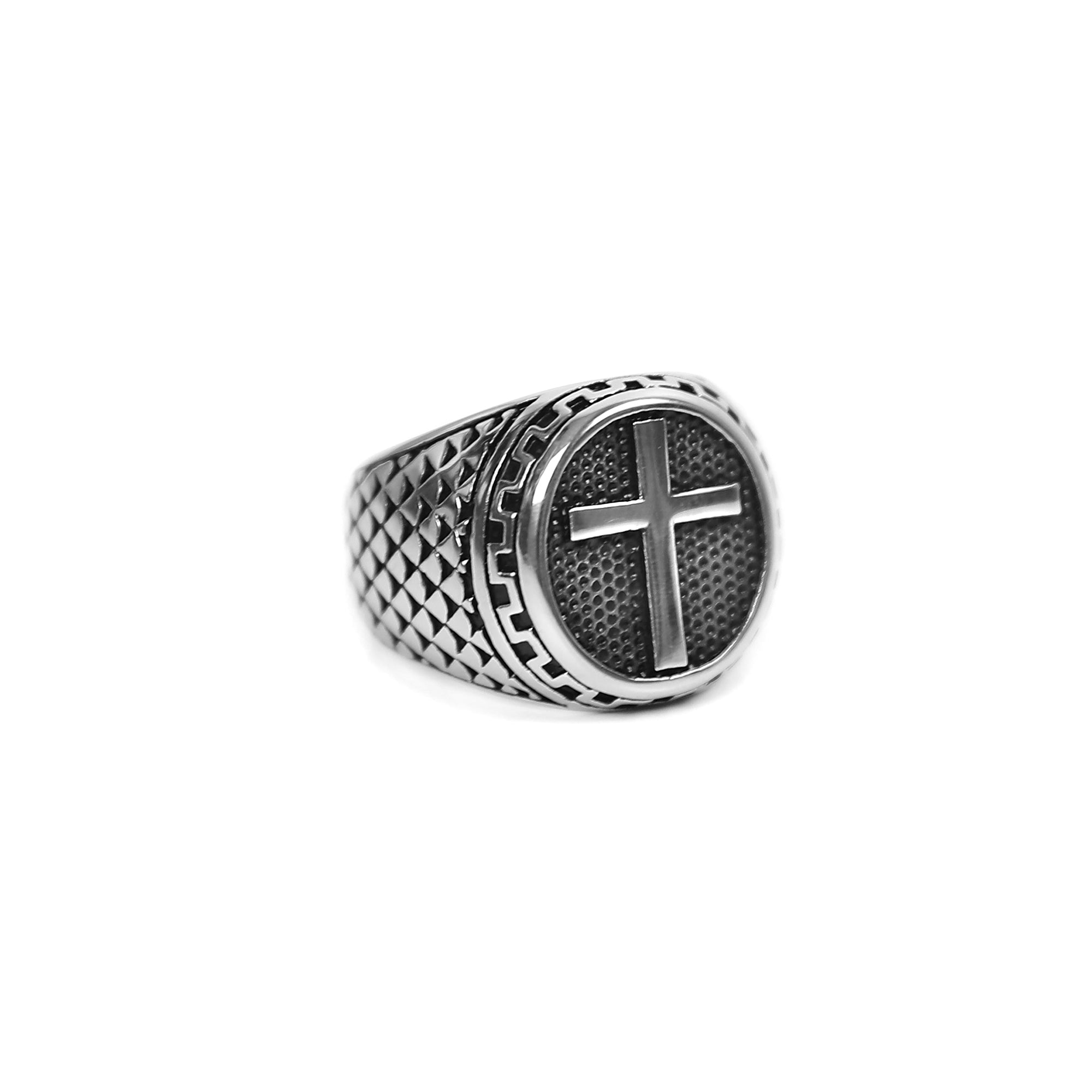 Cross Ring - Silver