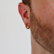 Round Earring - 3mm Gold