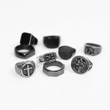 Compass Ring - Black