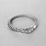Serpent Bracelet - Silver 10mm