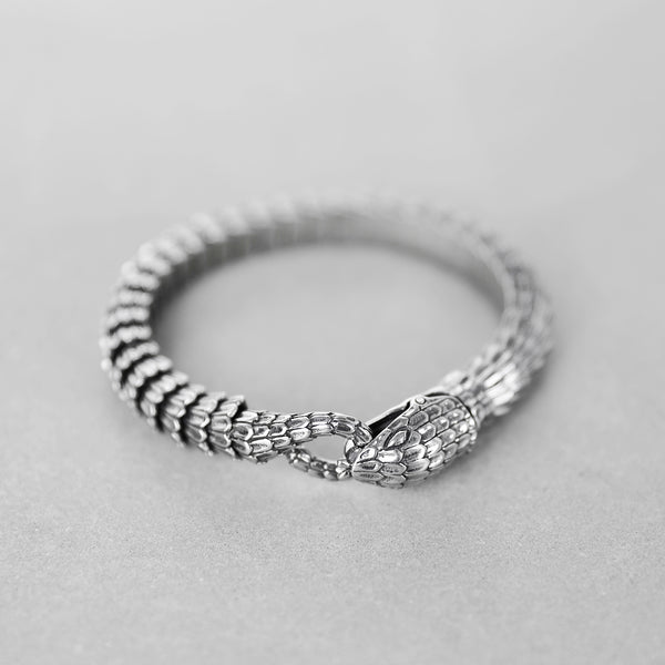 Serpent Bracelet - Silver 10mm