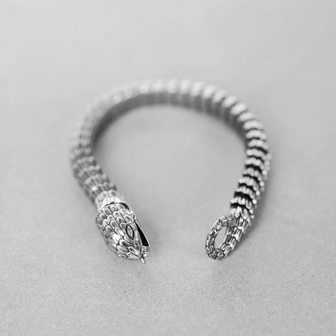 Serpent Bracelet - Silver 10mm