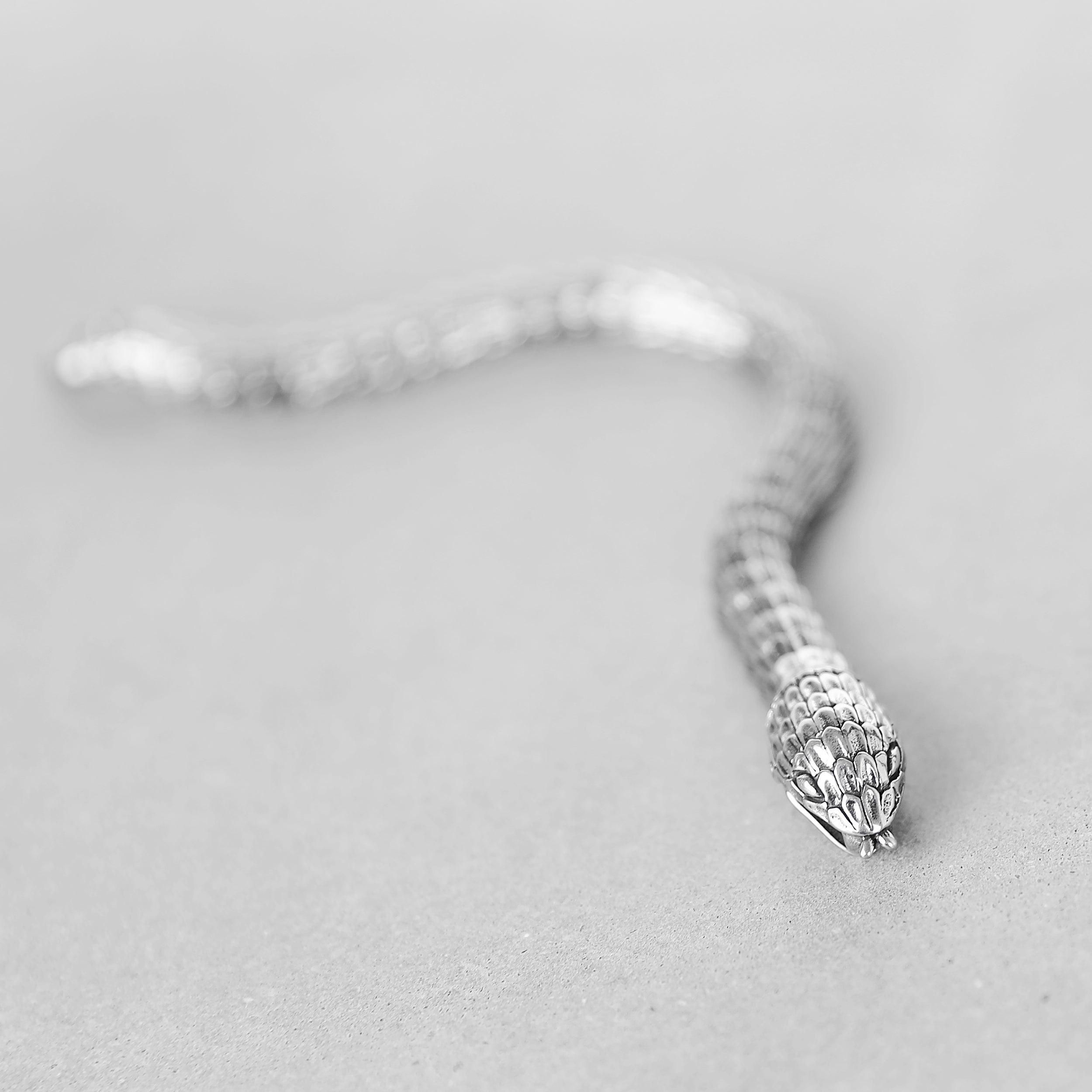 Serpent Bracelet - Silver 10mm