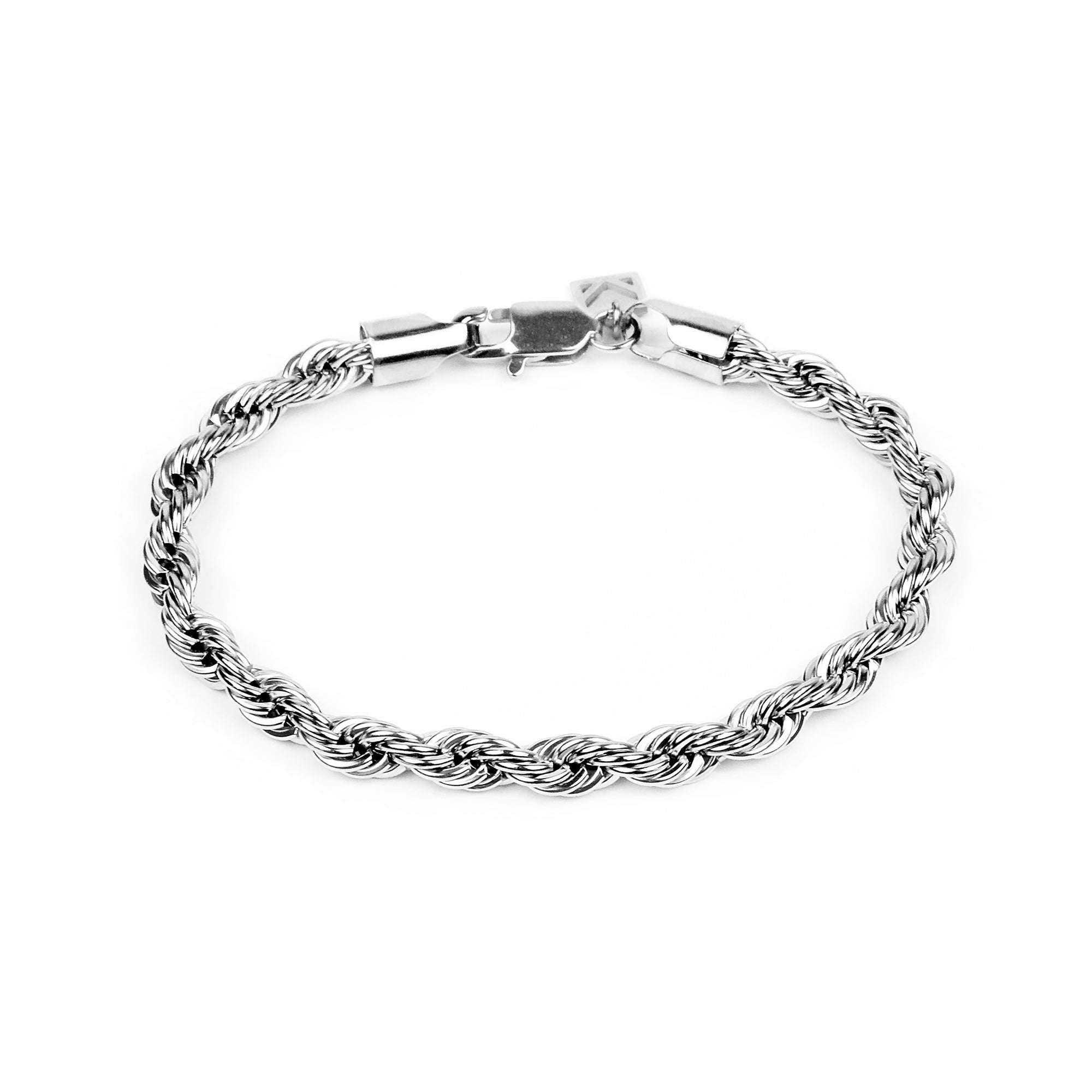 Rope Chain Bracelet - Silver 5mm