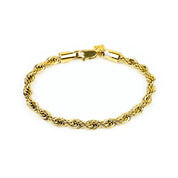Rope Chain Bracelet - Gold 6mm
