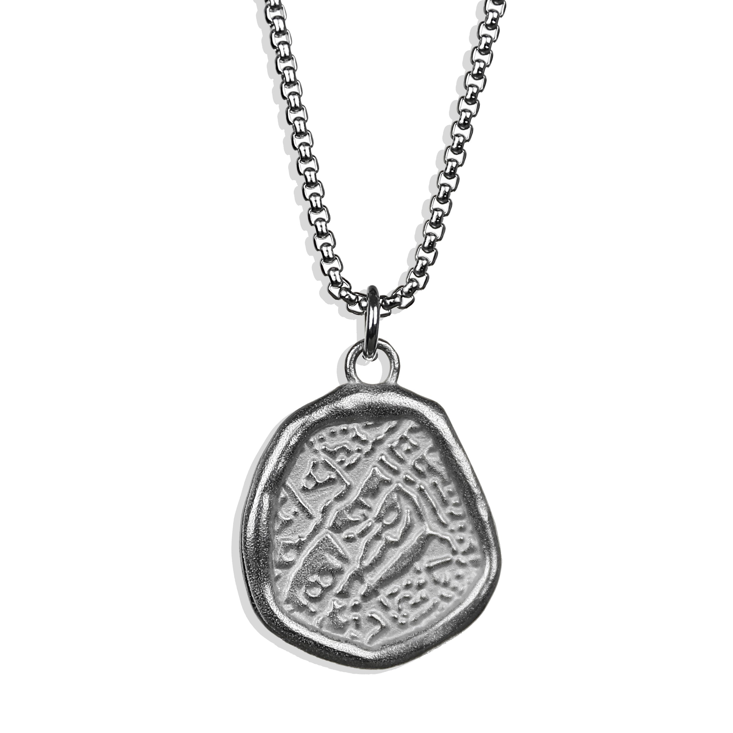 Shipwreck Coin Necklace - Silver