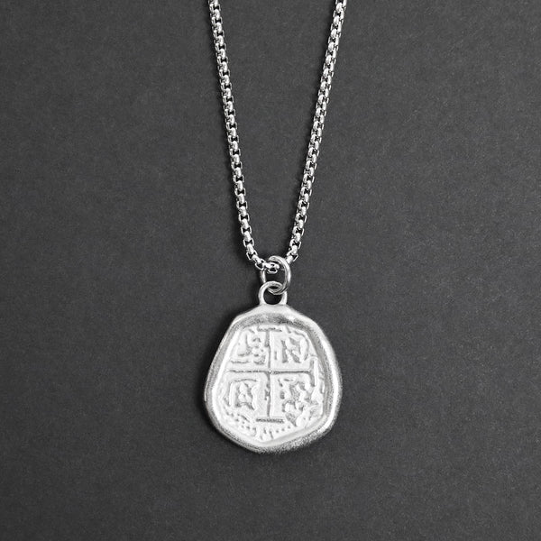 Shipwreck Coin Necklace - Silver