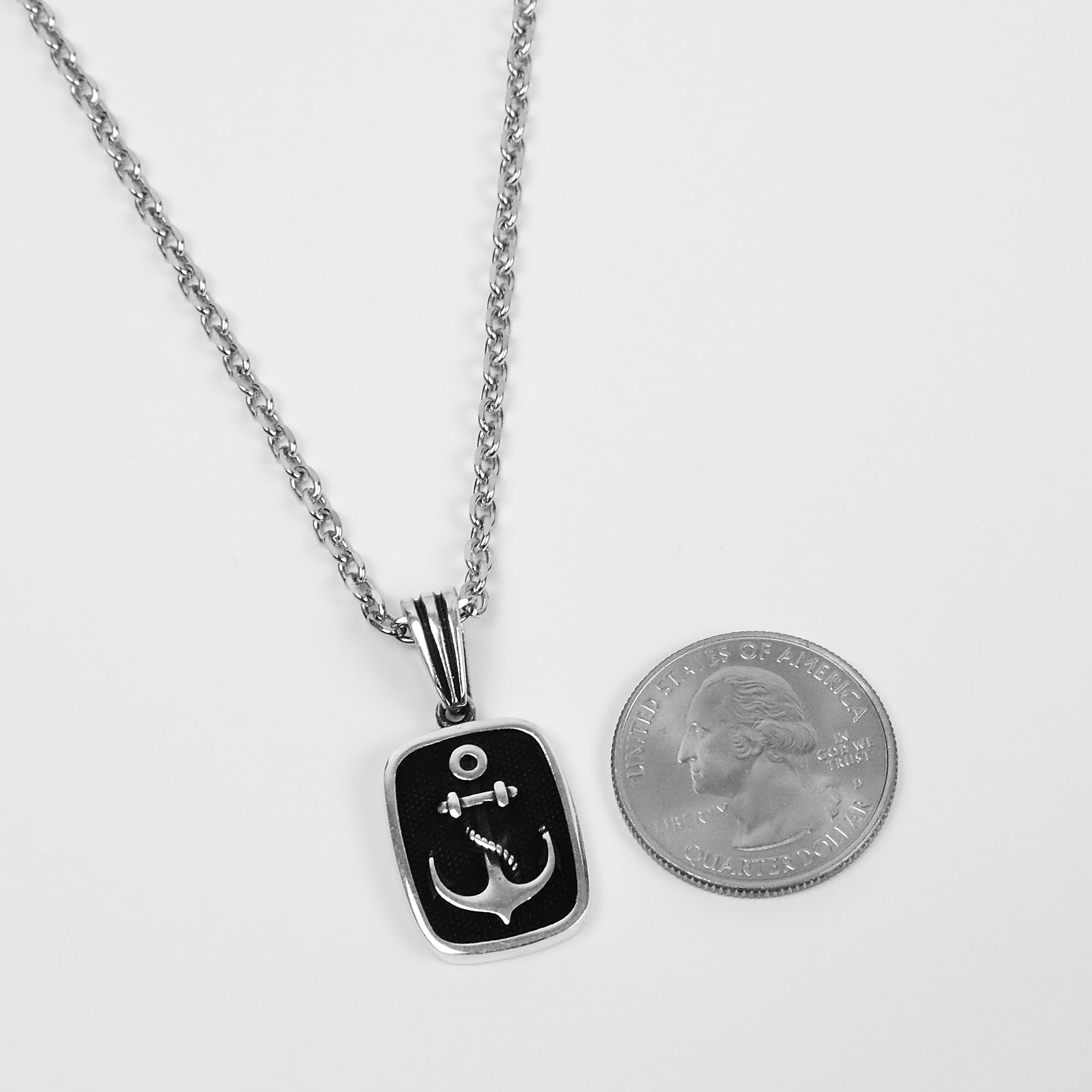 Maritime Anchor Necklace - Silver x 925